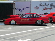 Red Z24 Cavalier Drag Car